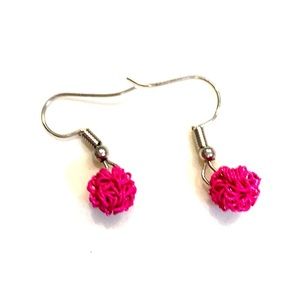 Pink Dangle Earrings